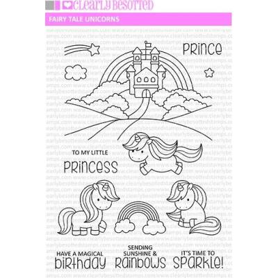 Clearly Besotted Clear Stamps - Fairy Tale Unicorns